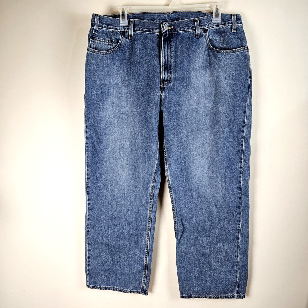 Levis Jeans Womens 20 Blue 577 Stovepipe Loose Fit Denim VTG Y2K Made In USA